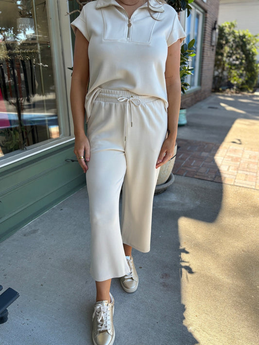 Mary Square - Sabrina Pant - Sand - KJ Clothier