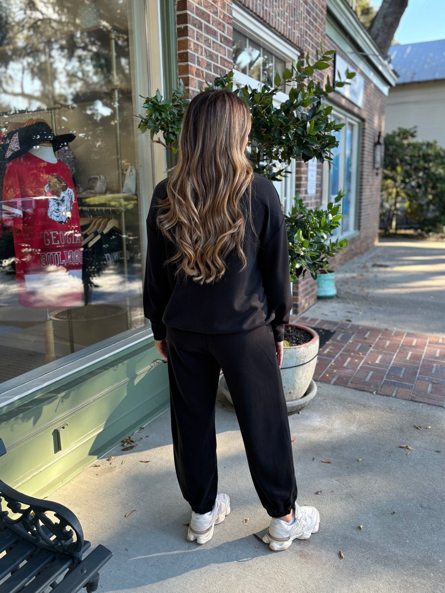 Milly Mock Neck Modal Pullover - Black - KJ Clothier