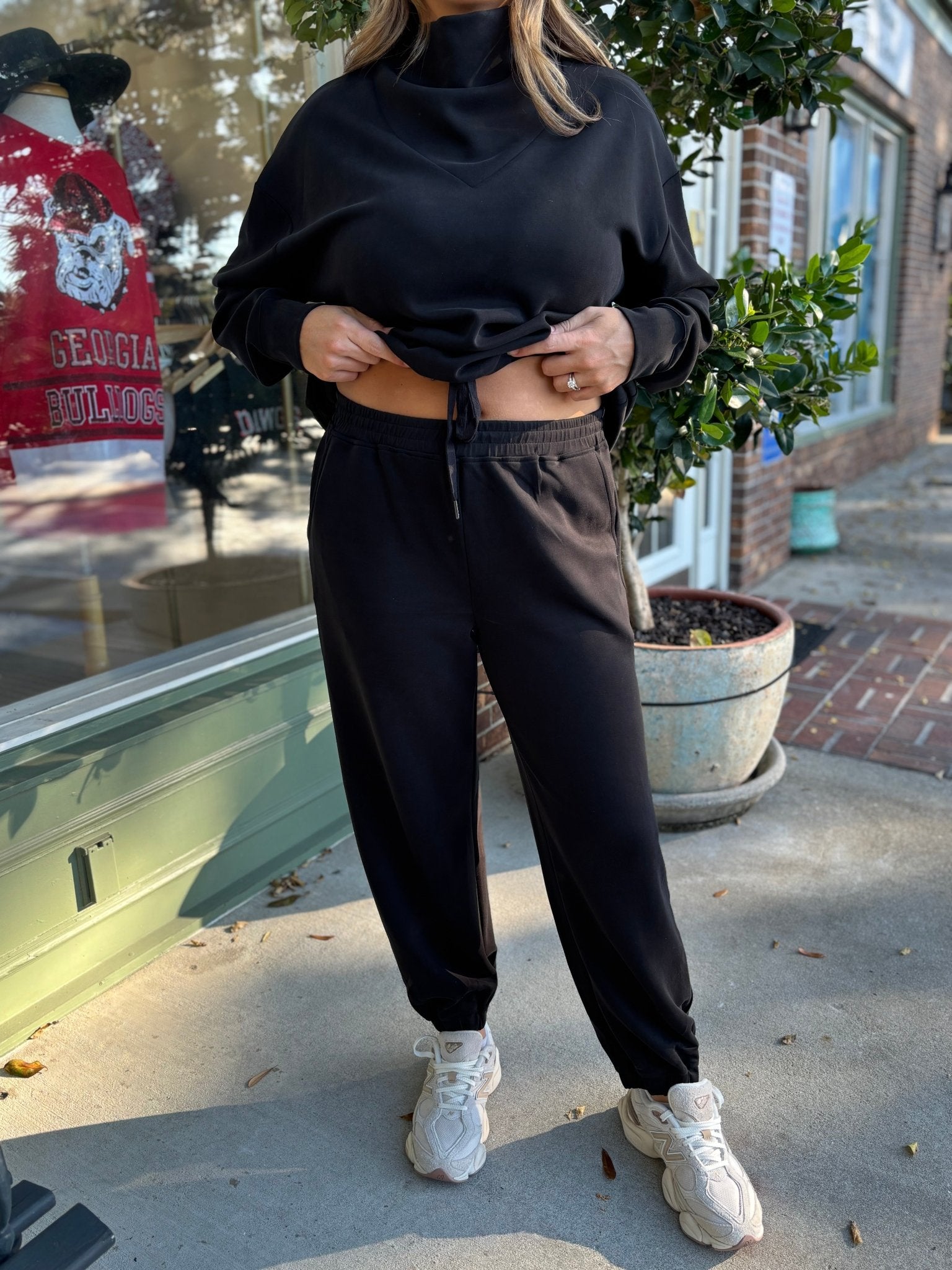 Milly Modal Joggers - Black - KJ Clothier