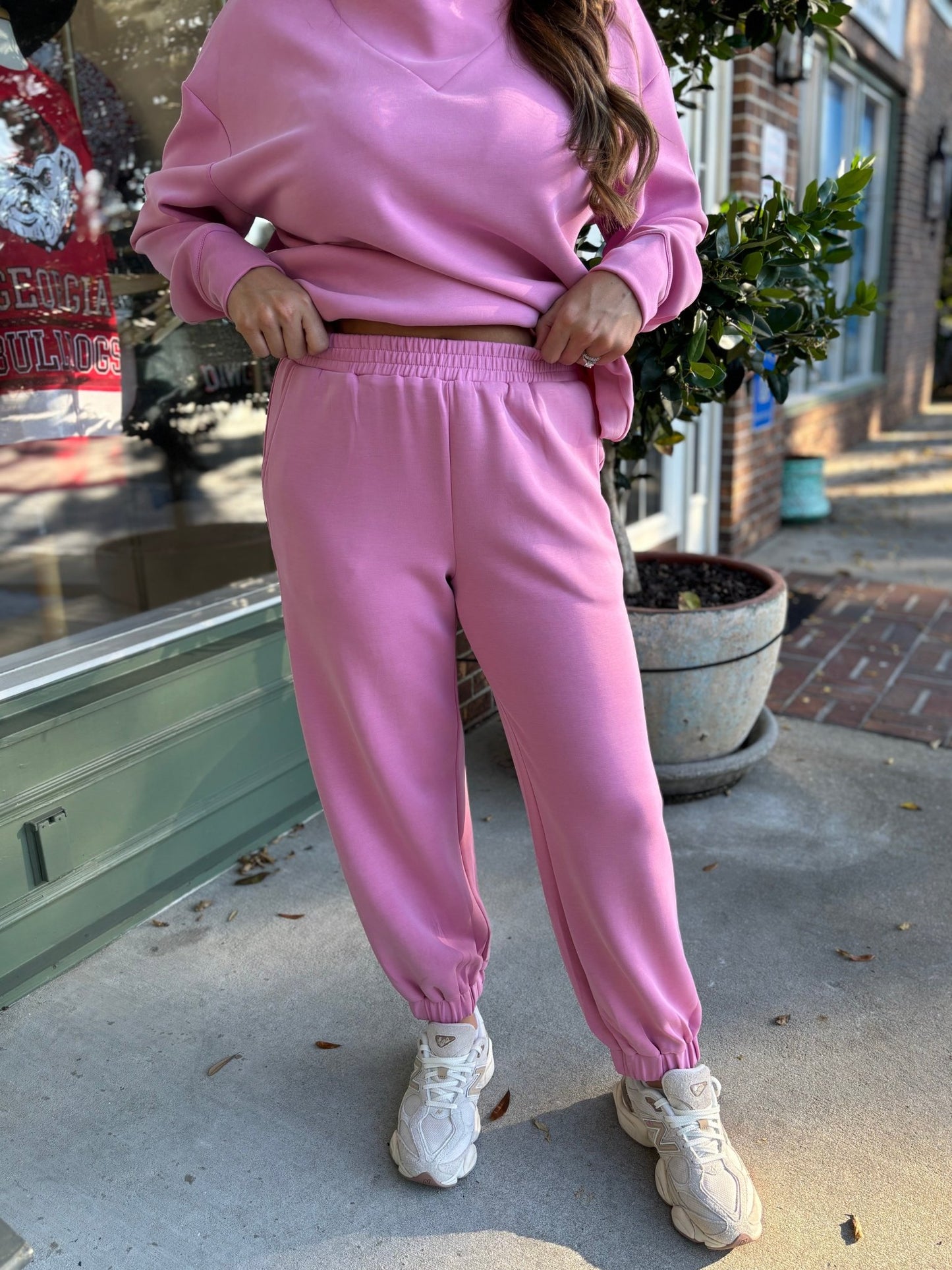 Milly Modal Joggers - Bubblegum - KJ Clothier