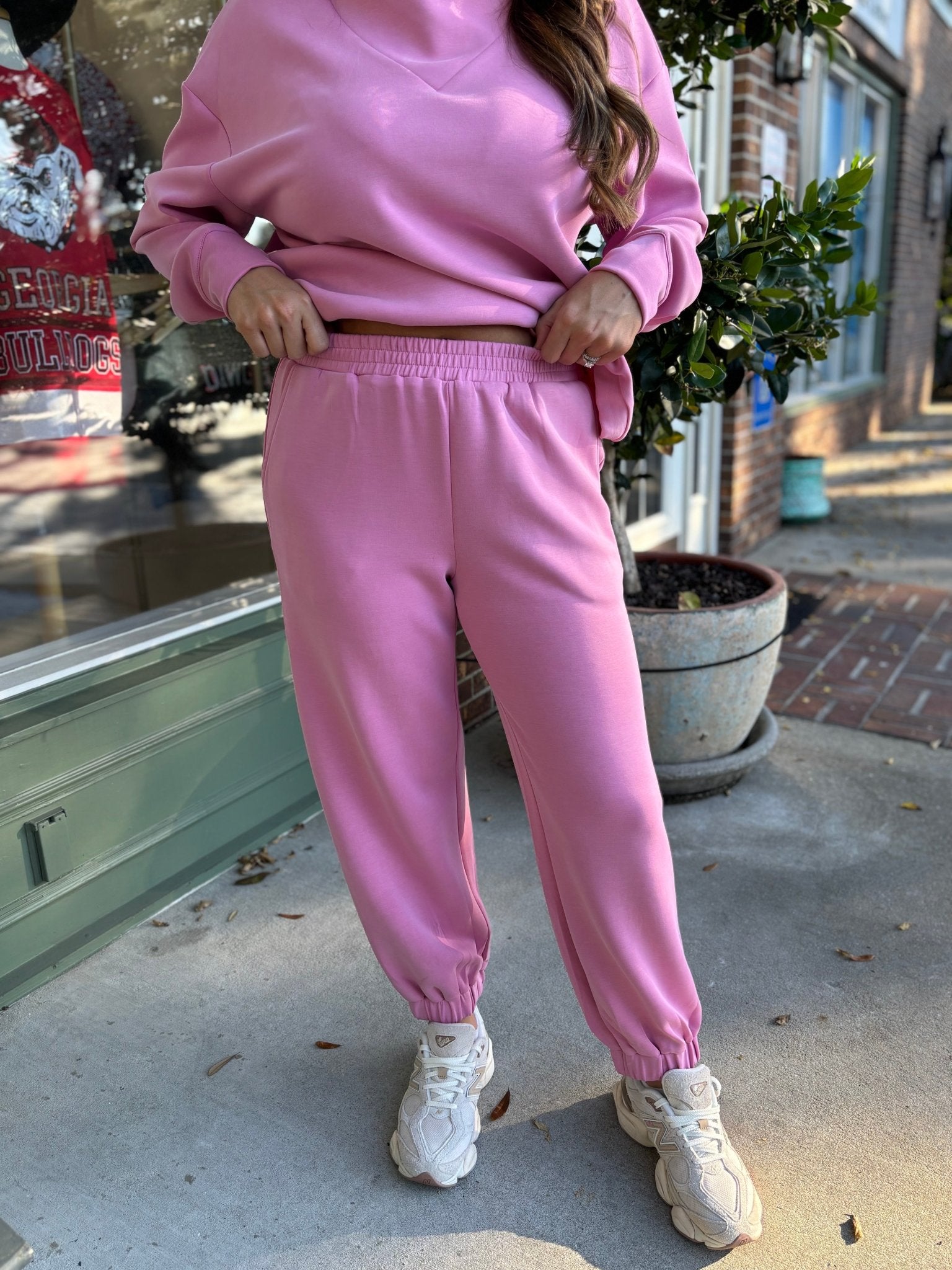 Milly Modal Joggers - Bubblegum - KJ Clothier