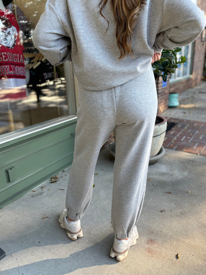 Milly Modal Joggers - Heather Gray - KJ Clothier