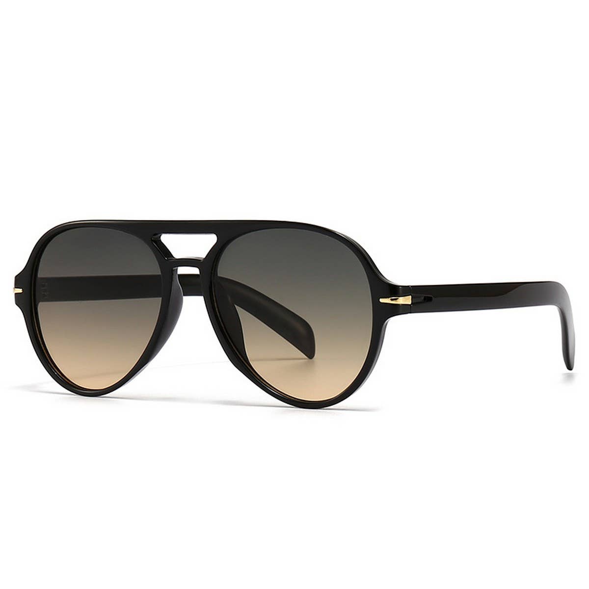 Modern Round Aviator Sunglasses - Gradient - KJ Clothier