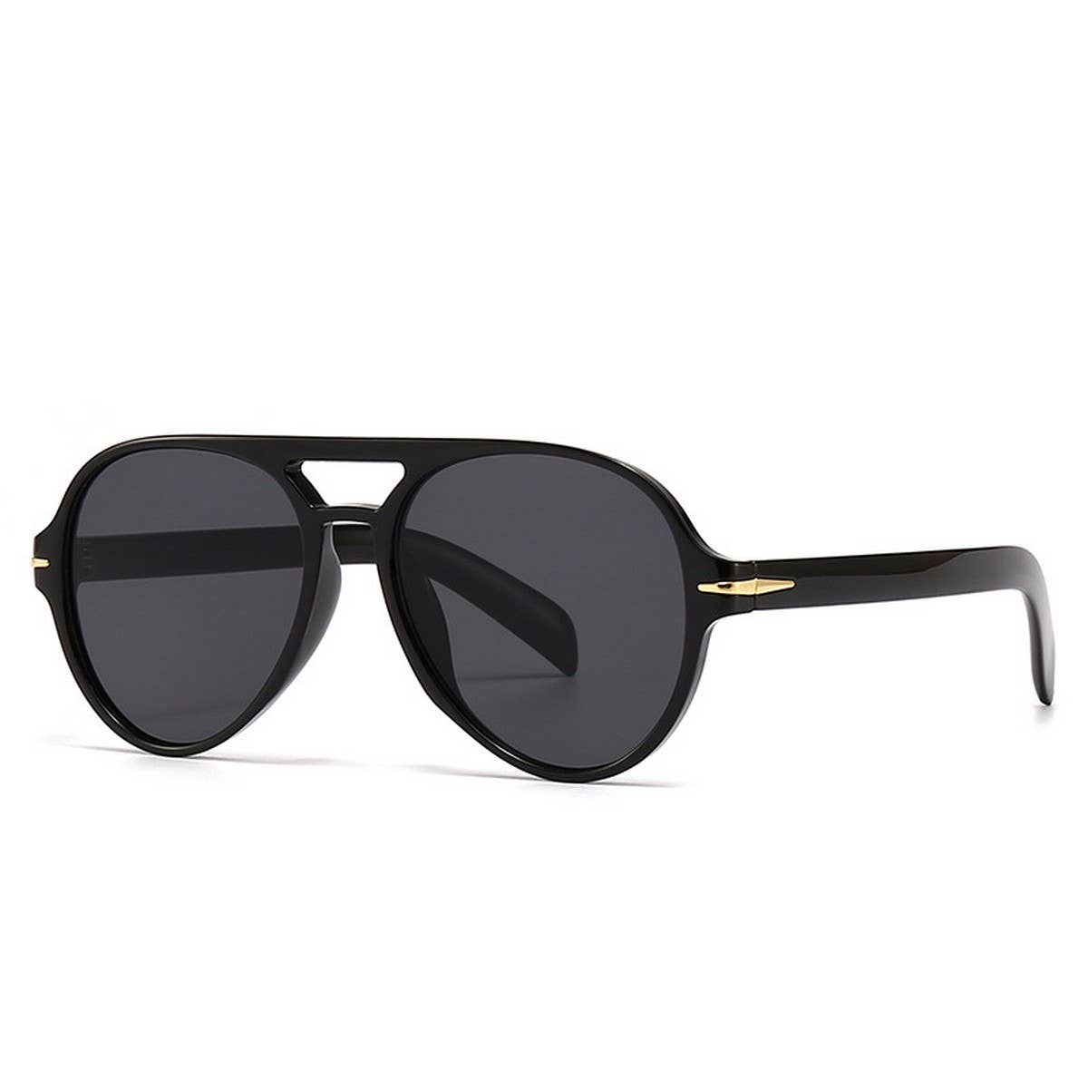 Modern Round Aviator Sunglasses - Gradient - KJ Clothier