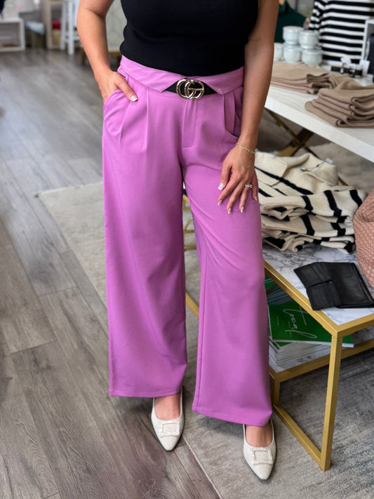 Molly Bracken - Power Pants - Pink - KJ Clothier