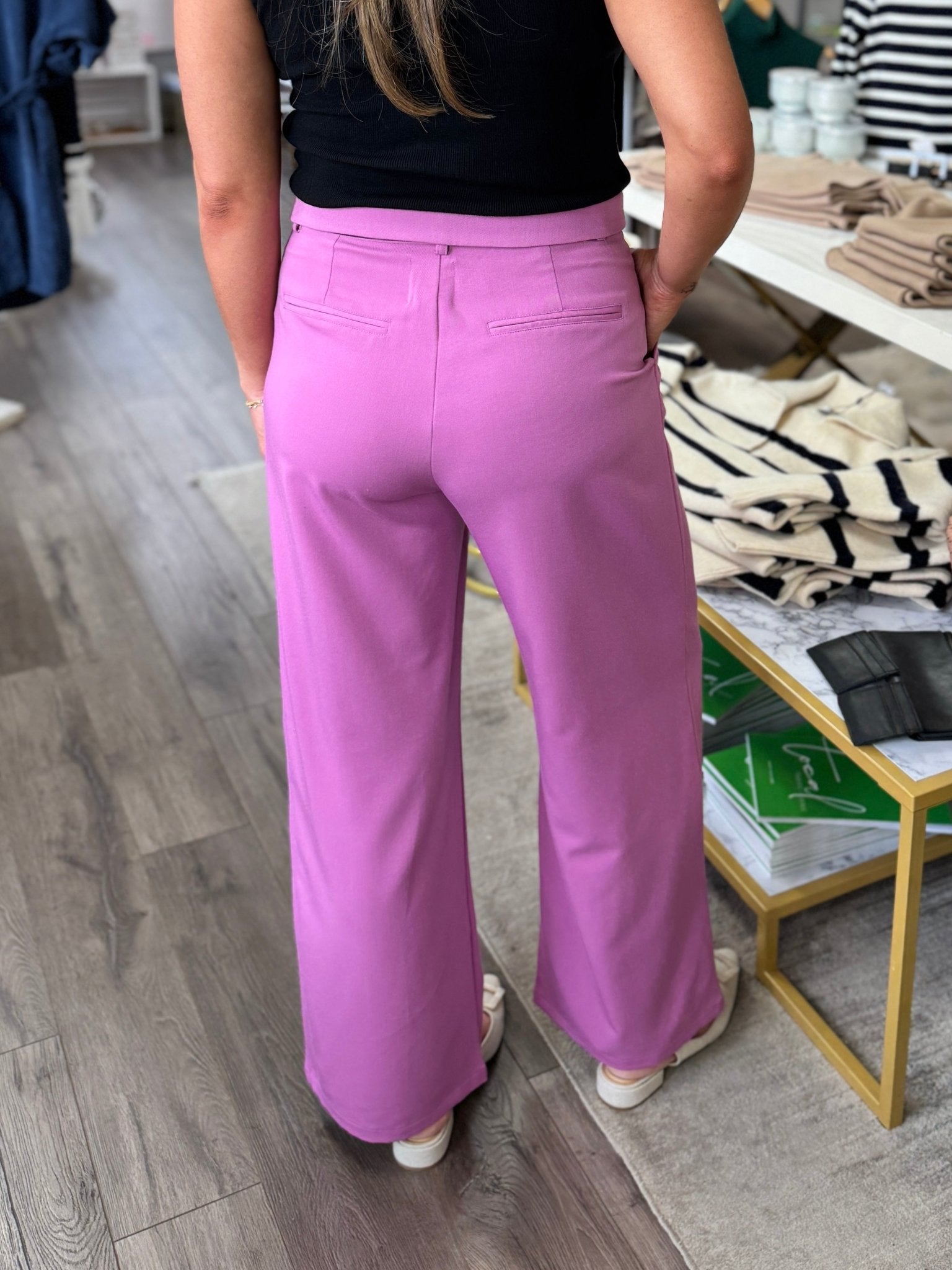 Molly Bracken - Power Pants - Pink - KJ Clothier