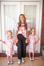 Stewart Simmons - Georgia Team Toile Embroidered Tee