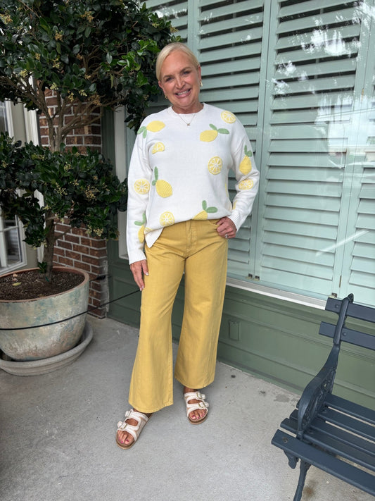 Mustard Barrel Jeans - KJ Clothier