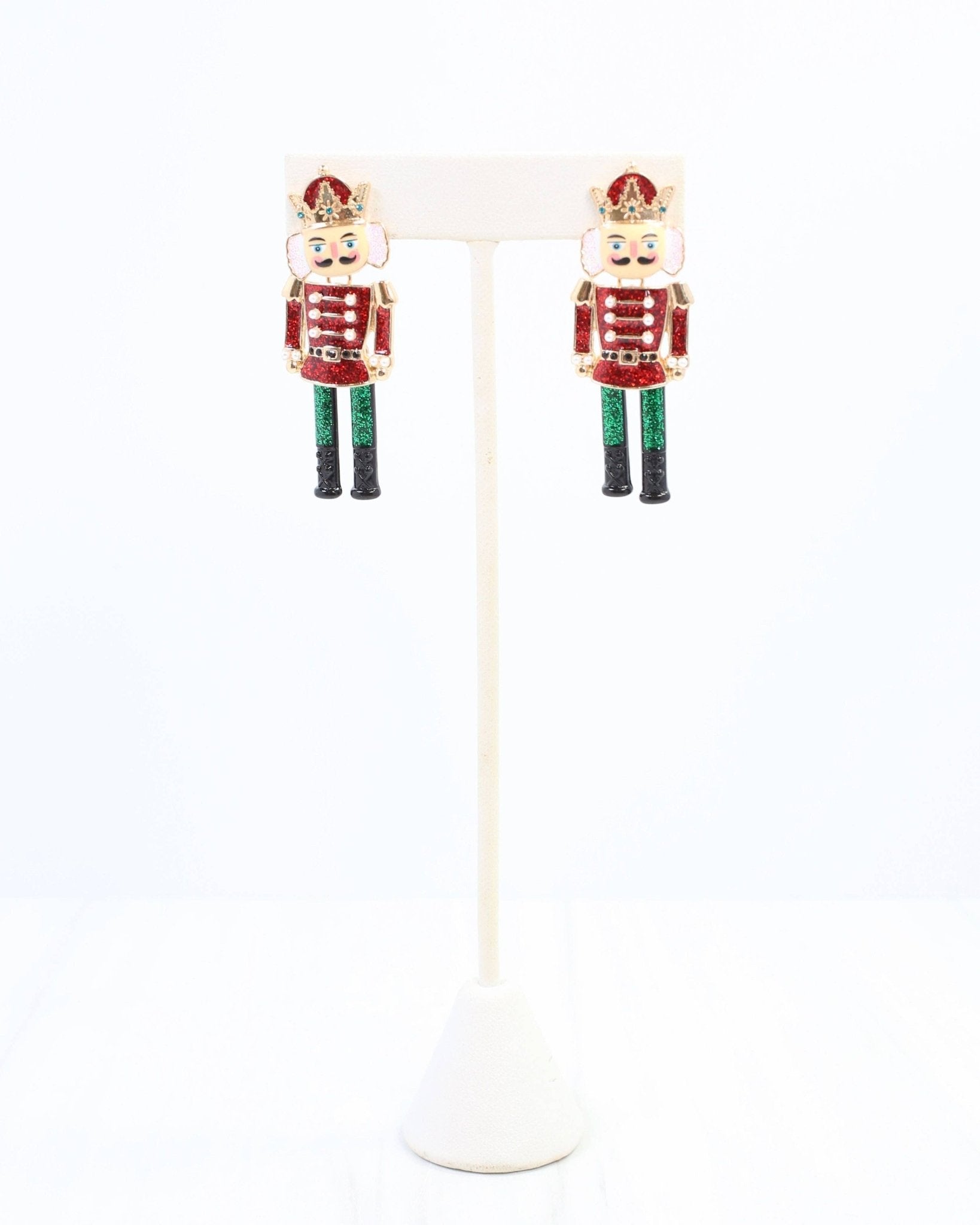 Nutcracker Waltz Earring - Red - KJ Clothier