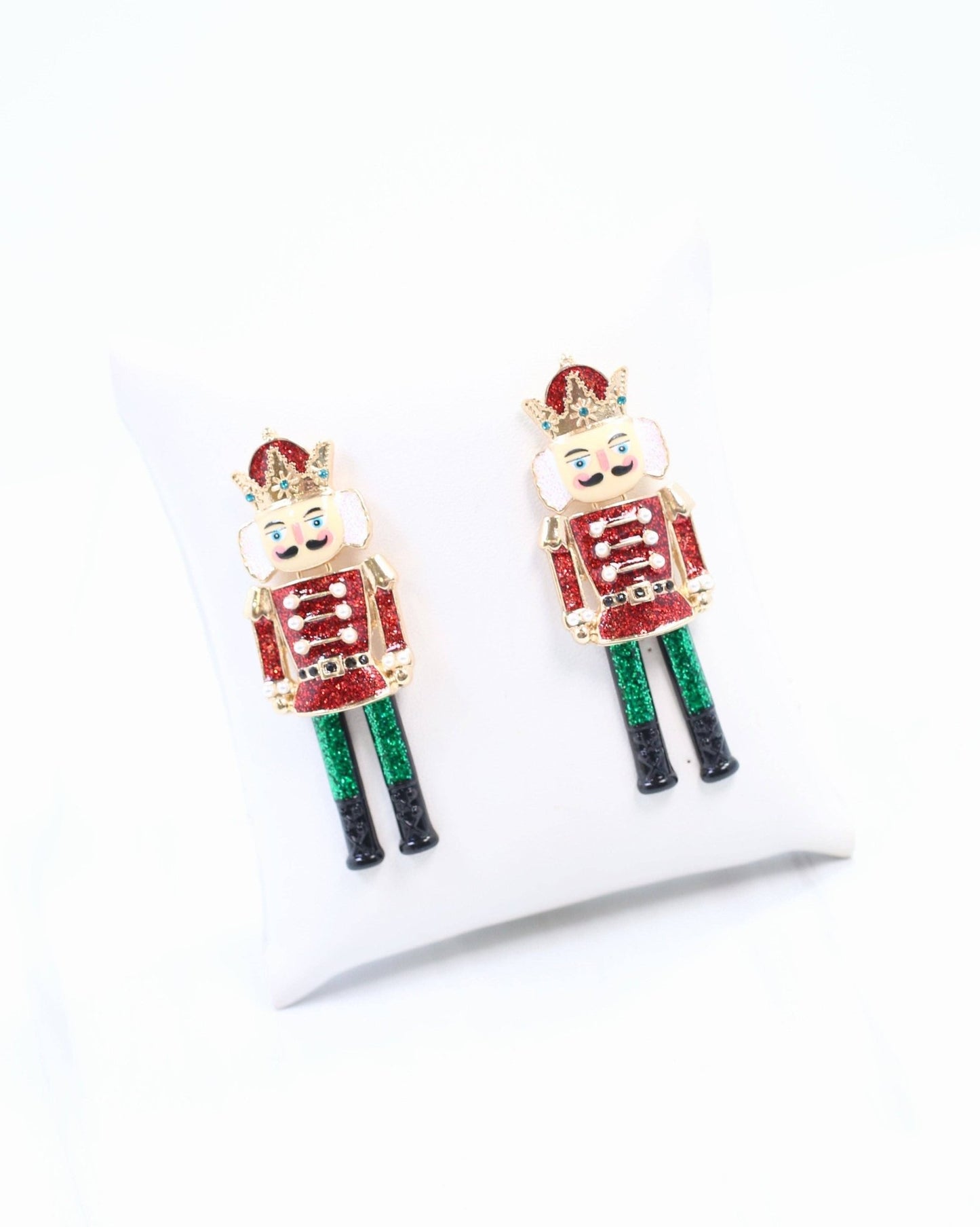 Nutcracker Waltz Earring - Red - KJ Clothier