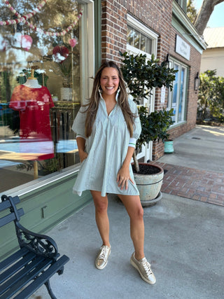 On The Go Dress - White - KJ Clothier