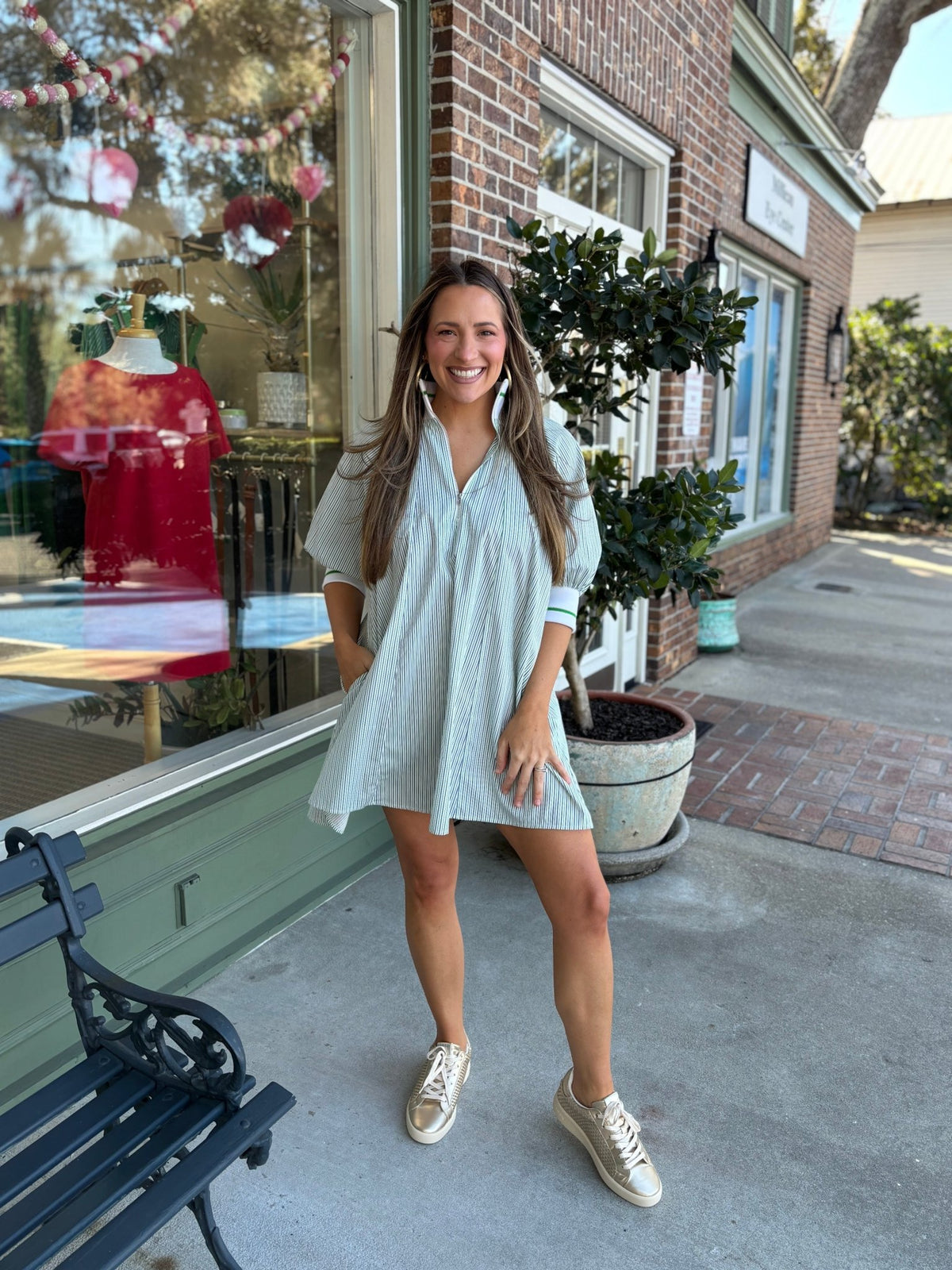 On The Go Dress - White - KJ Clothier