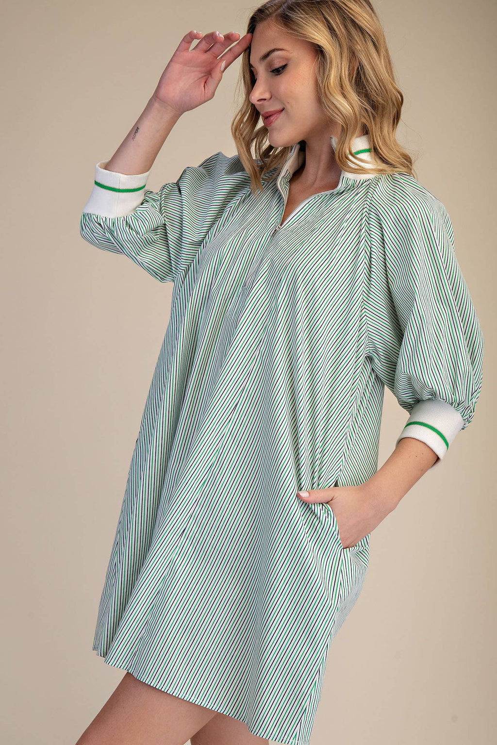 On The Go Dress - White - KJ Clothier