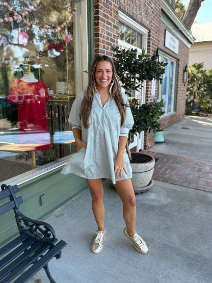 On The Go Dress - White - KJ Clothier