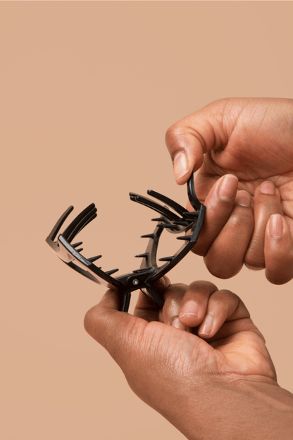 Open Hair Clip | Large | Almond Beige - KJ Clothier