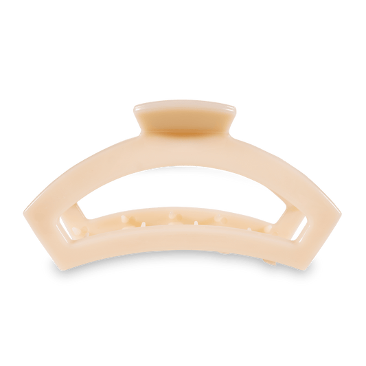 Open Hair Clip | Large | Almond Beige - KJ Clothier