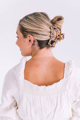 Open Hair Clip | Large | Blonde Tortoise - KJ Clothier