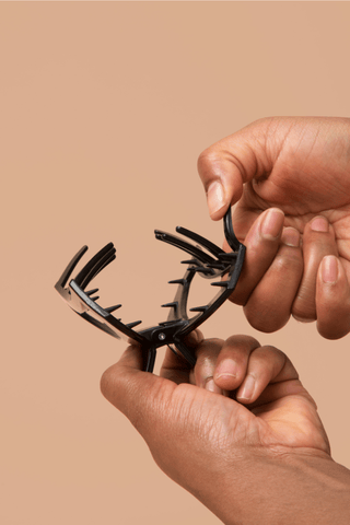 Open Hair Clip | Large | Blonde Tortoise - KJ Clothier