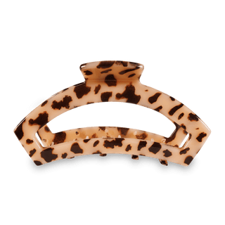 Open Hair Clip | Large | Blonde Tortoise - KJ Clothier