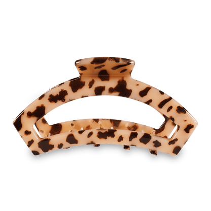 Open Hair Clip | Large | Blonde Tortoise - KJ Clothier