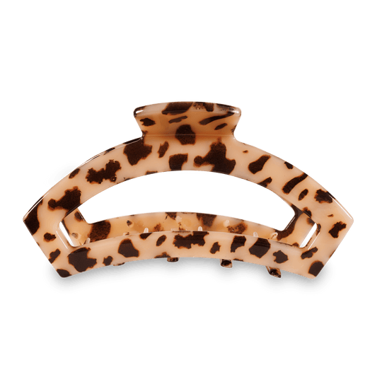 Open Hair Clip | Large | Blonde Tortoise - KJ Clothier