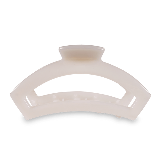Open Hair Clip | Large | Coconut White - KJ Clothier