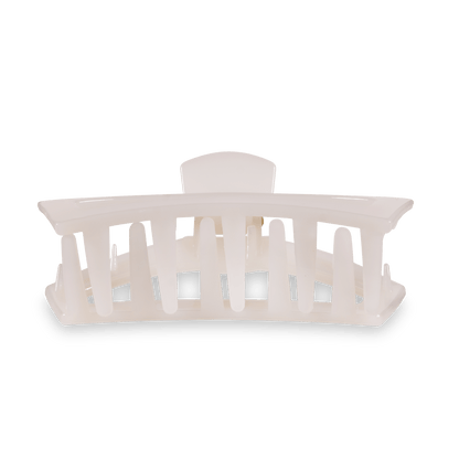 Open Hair Clip | Large | Coconut White - KJ Clothier