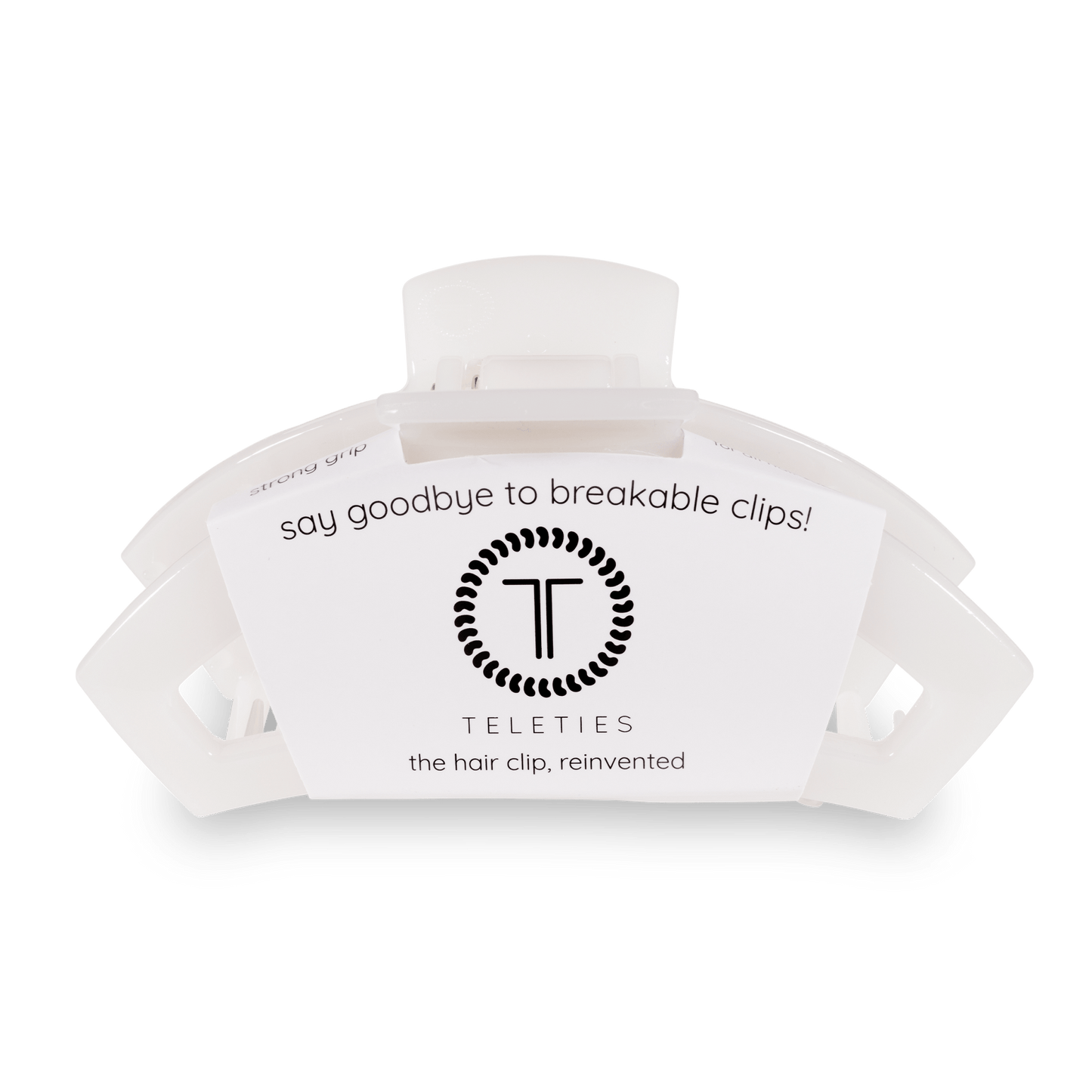 Open Hair Clip | Large | Coconut White - KJ Clothier
