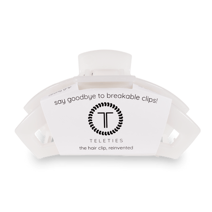 Open Hair Clip | Large | Coconut White - KJ Clothier