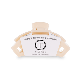 Open Hair Clip | Medium | Almond Beige - KJ Clothier