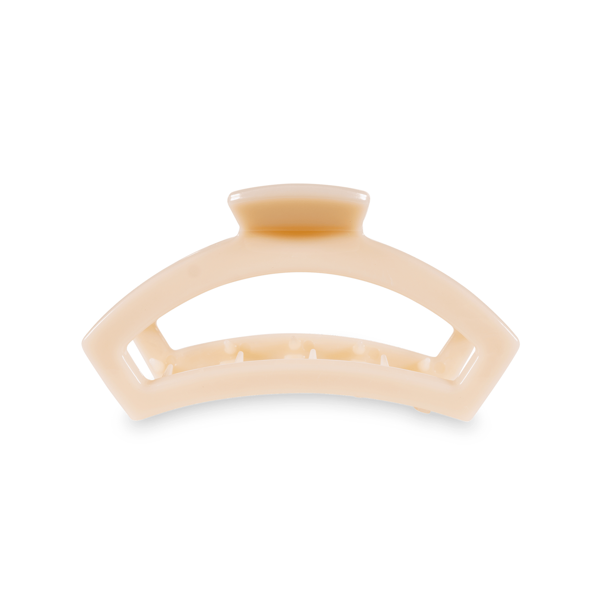 Open Hair Clip | Medium | Almond Beige - KJ Clothier