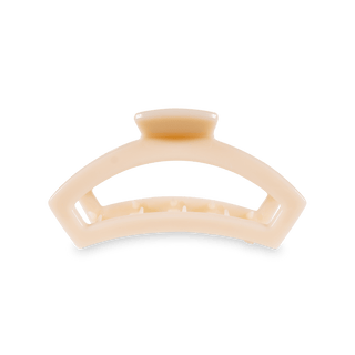 Open Hair Clip | Medium | Almond Beige - KJ Clothier