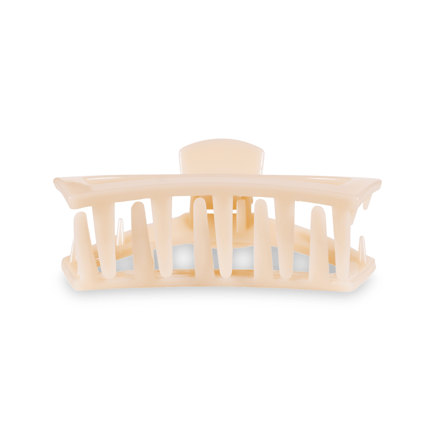 Open Hair Clip | Medium | Almond Beige - KJ Clothier