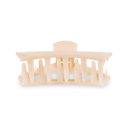 Open Hair Clip | Medium | Almond Beige - KJ Clothier