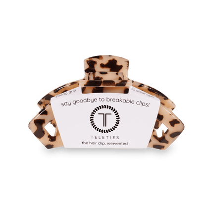 Open Hair Clip | Medium | Blonde Tortoise - KJ Clothier
