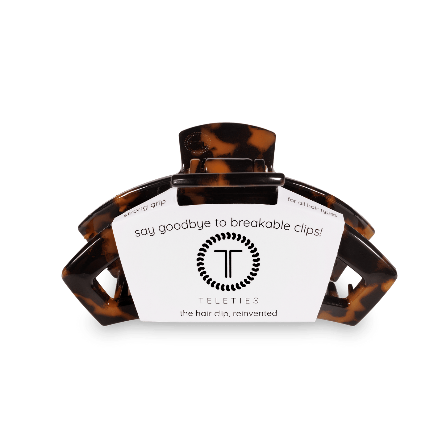 Open Hair Clip | Medium | Tortoise - KJ Clothier