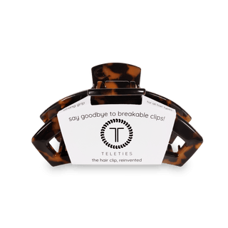 Open Hair Clip | Medium | Tortoise - KJ Clothier