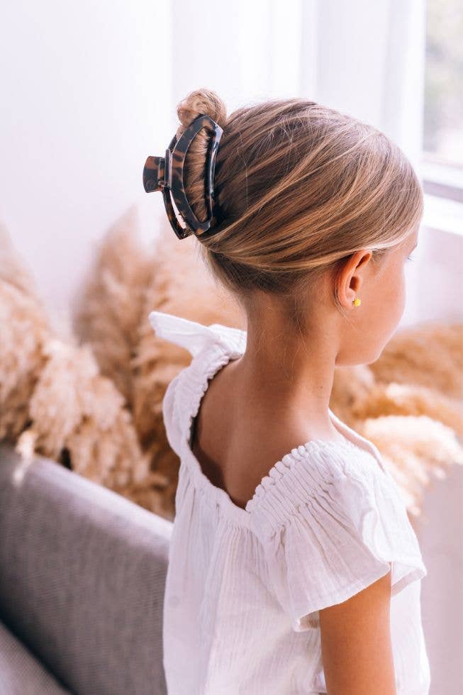 Open Hair Clip | Medium | Tortoise - KJ Clothier