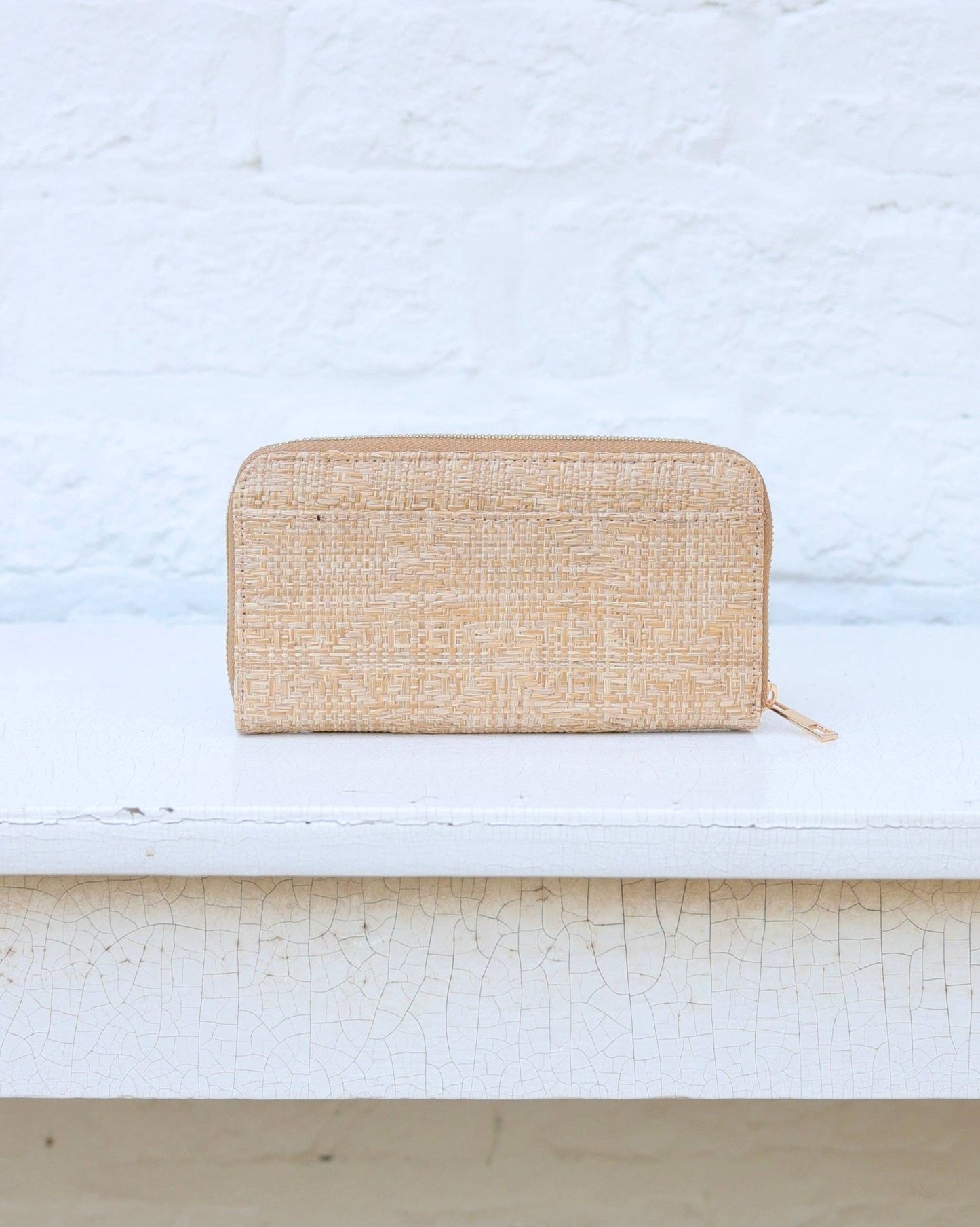 Penelope Wallet - Natural Lattice - KJ Clothier