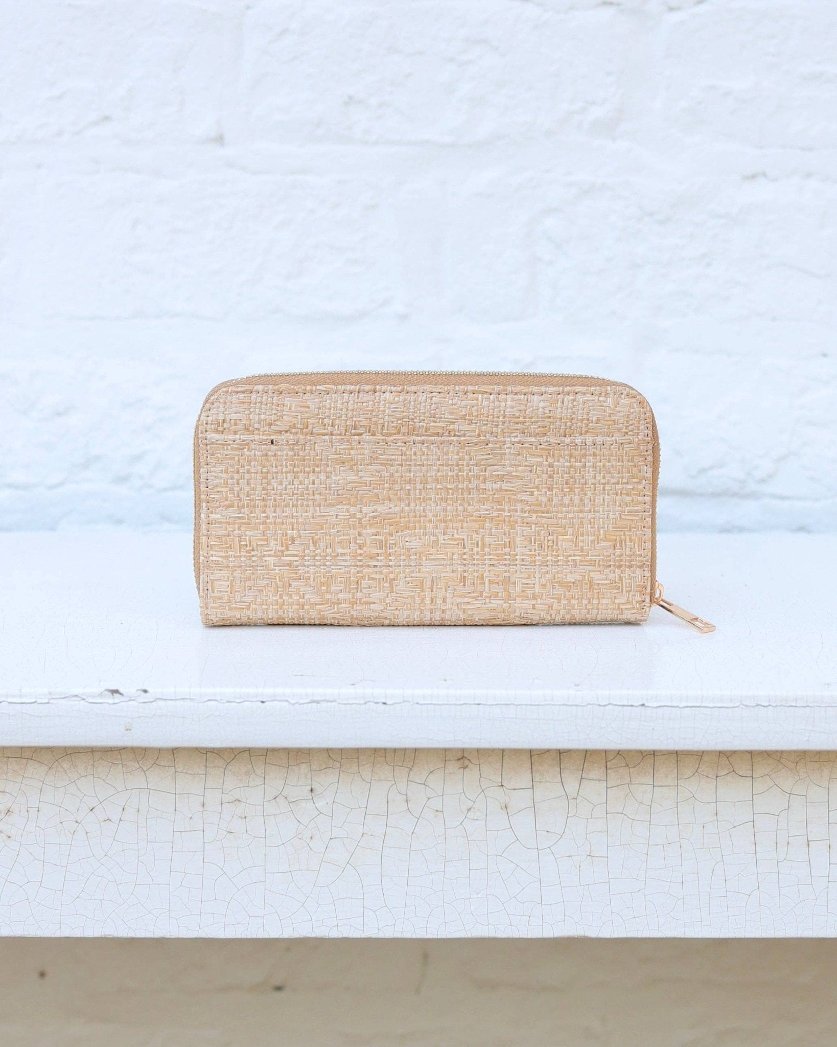 Penelope Wallet - Natural Lattice - KJ Clothier