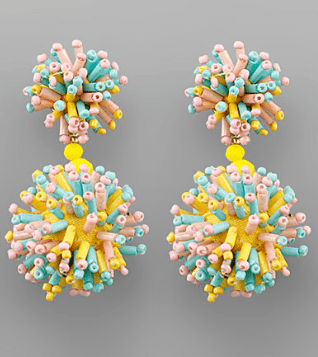 Pom Drop Earring - KJ Clothier