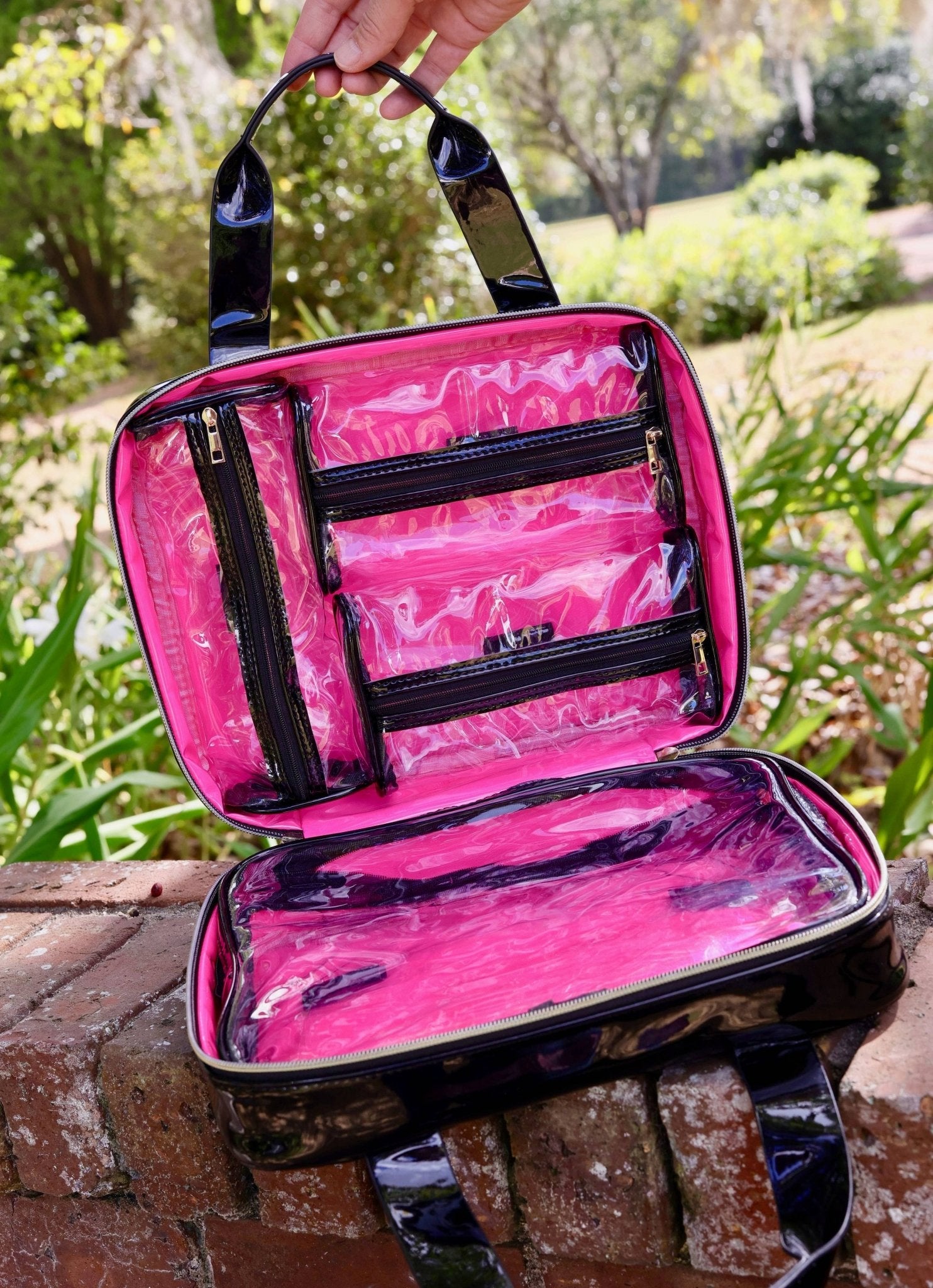 Punta Cana Large Case Black Patent - KJ Clothier