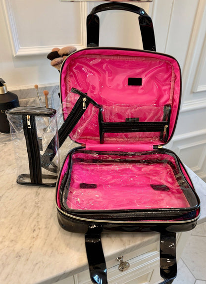 Punta Cana Large Case Black Patent - KJ Clothier