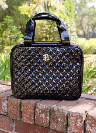 Punta Cana Large Case Black Patent - KJ Clothier