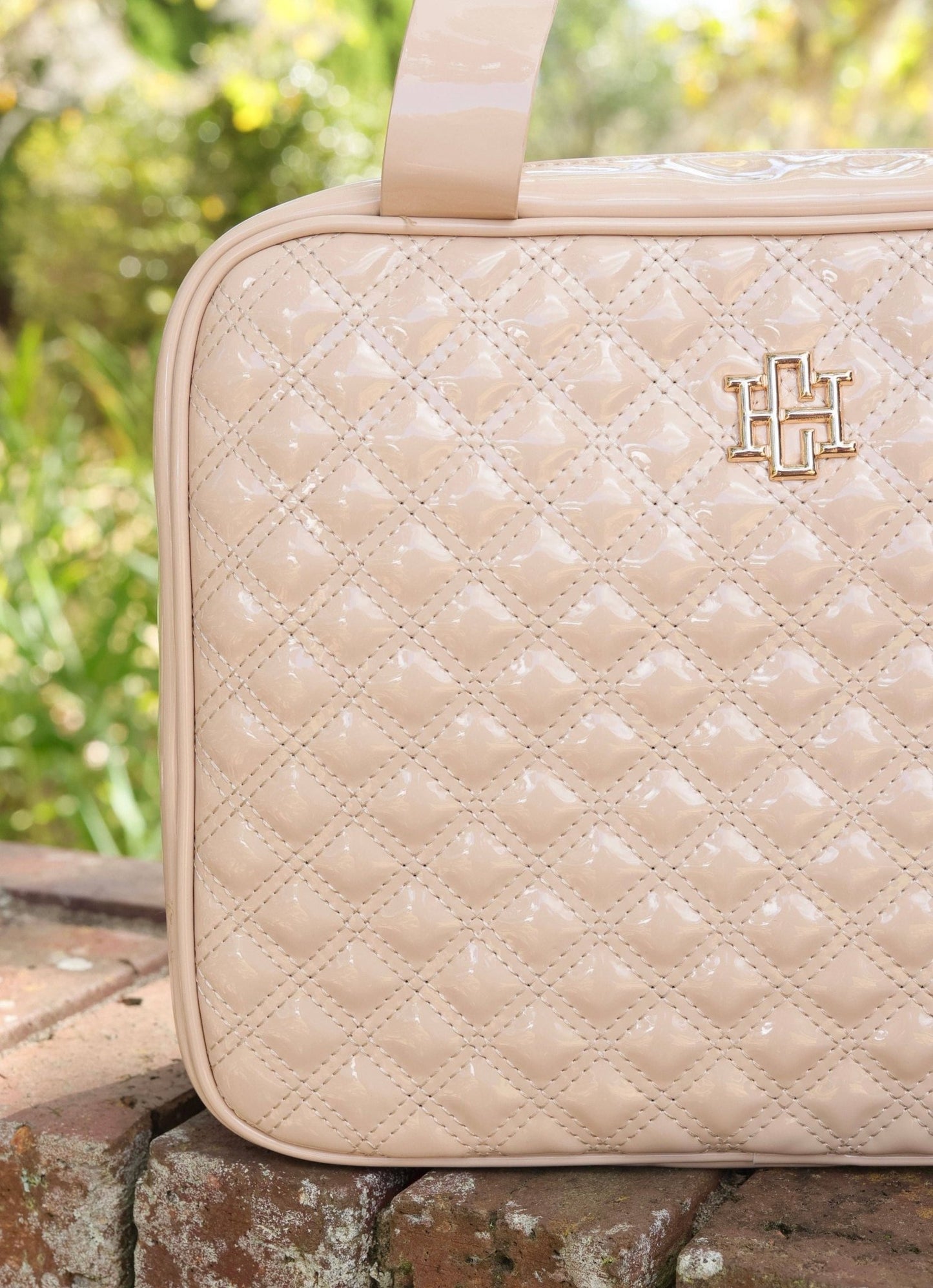 Punta Cana Large Case Nude Patent - KJ Clothier