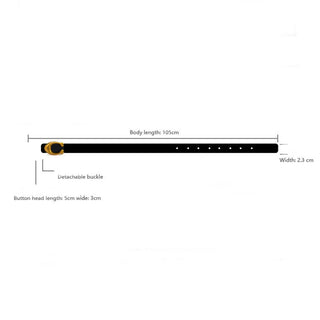 Retro Belt - Black - KJ Clothier