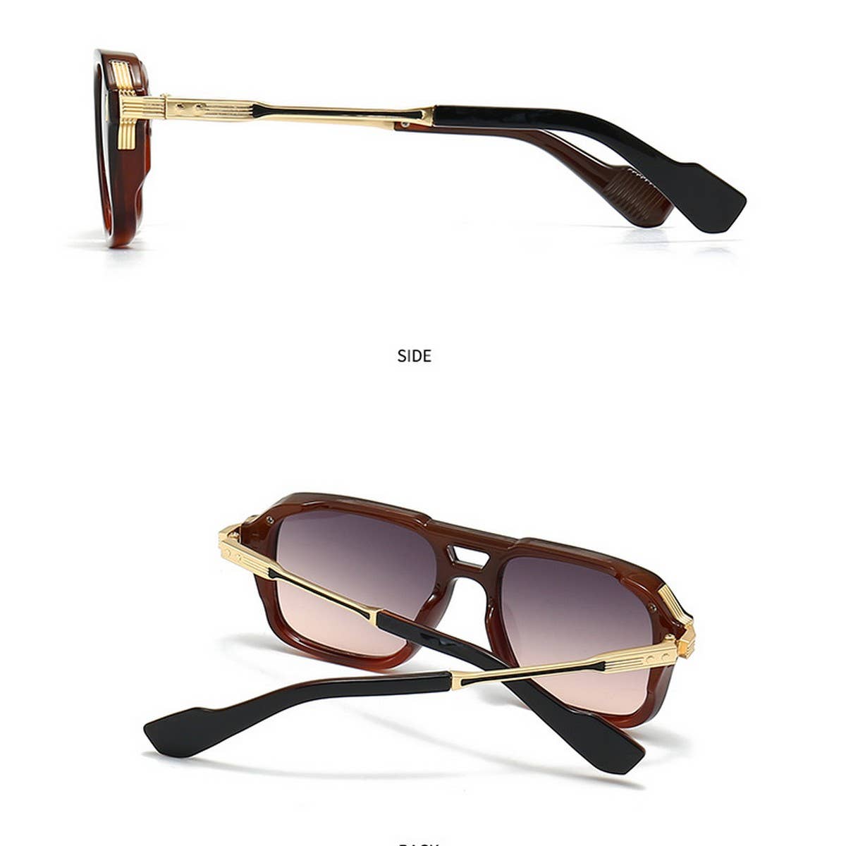 Retro Double Beam Aviator Sunglasses - KJ Clothier