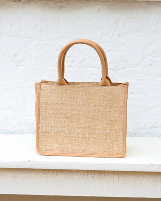Ricky Mini Tote - Natural Lattice - KJ Clothier