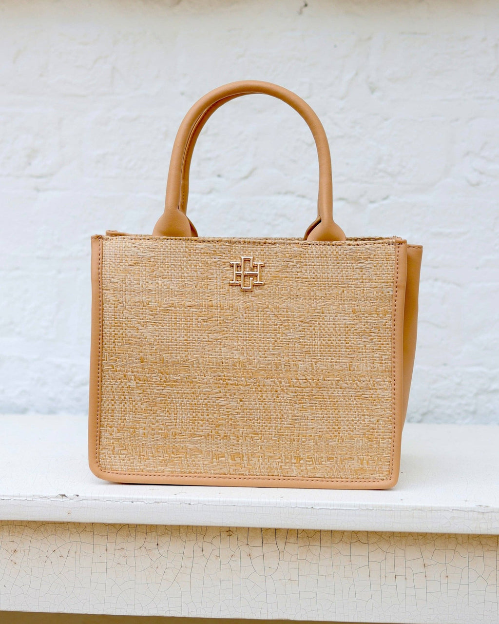 Ricky Mini Tote - Natural Lattice - KJ Clothier