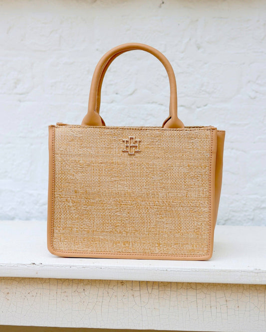 Ricky Mini Tote - Natural Lattice - KJ Clothier